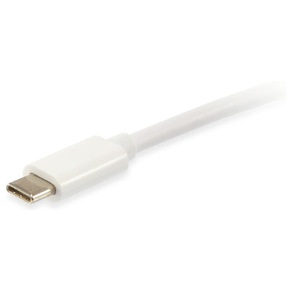 Equip Kabel USB-C 3.2 -> C Plat. St/St 2.00m 3A 4K/60Hz ws Polybeutel