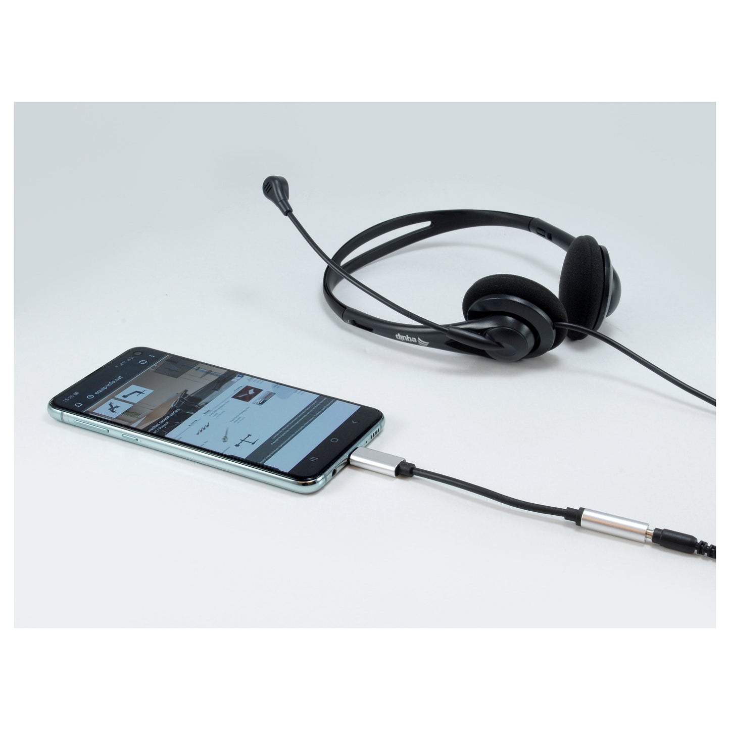 Equip Adapter USB-C -> Audio DAC 4-Pin 3.5mm St/Bu 0.15m sw