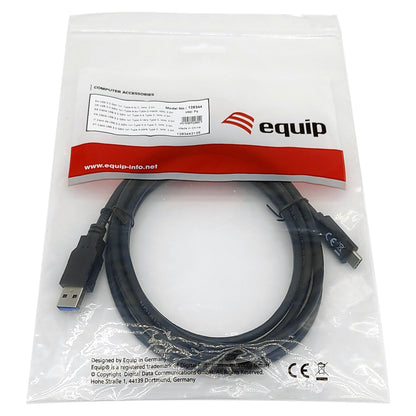 Equip Kabel USB-A 3.2 -> C St/St 2.00m 3A/20V sw