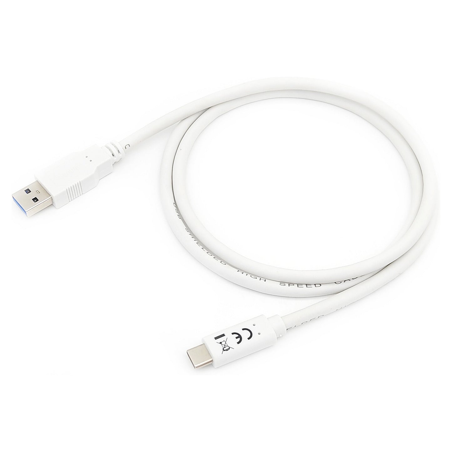 Equip Kabel USB-A 3.2 -> C St/St 1.00m 3A/20V ws