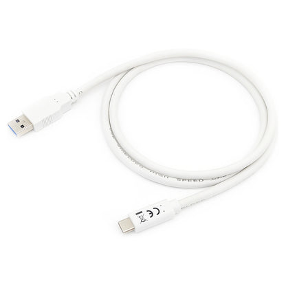 Equip Kabel USB-A 3.2 -> C St/St 1.00m 3A/20V ws