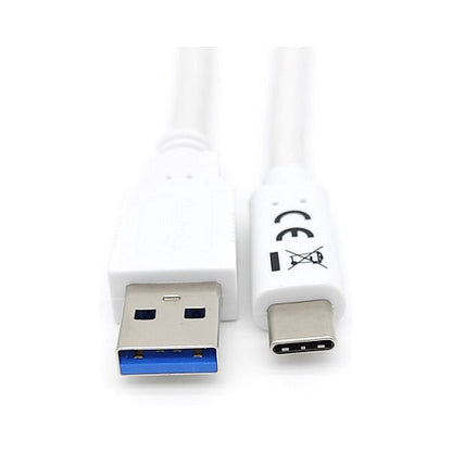 Equip Kabel USB-A 3.2 -> C St/St 1.00m 3A/20V ws