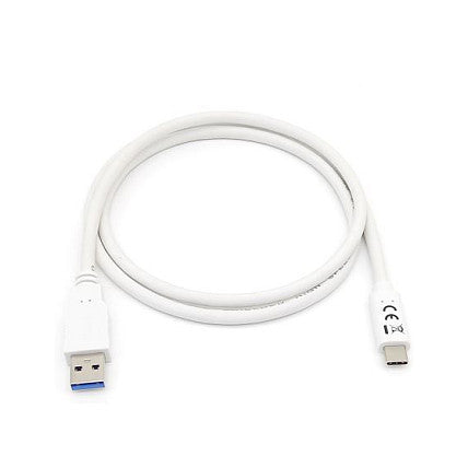 Equip Kabel USB-A 3.2 -> C St/St 1.00m 3A/20V ws
