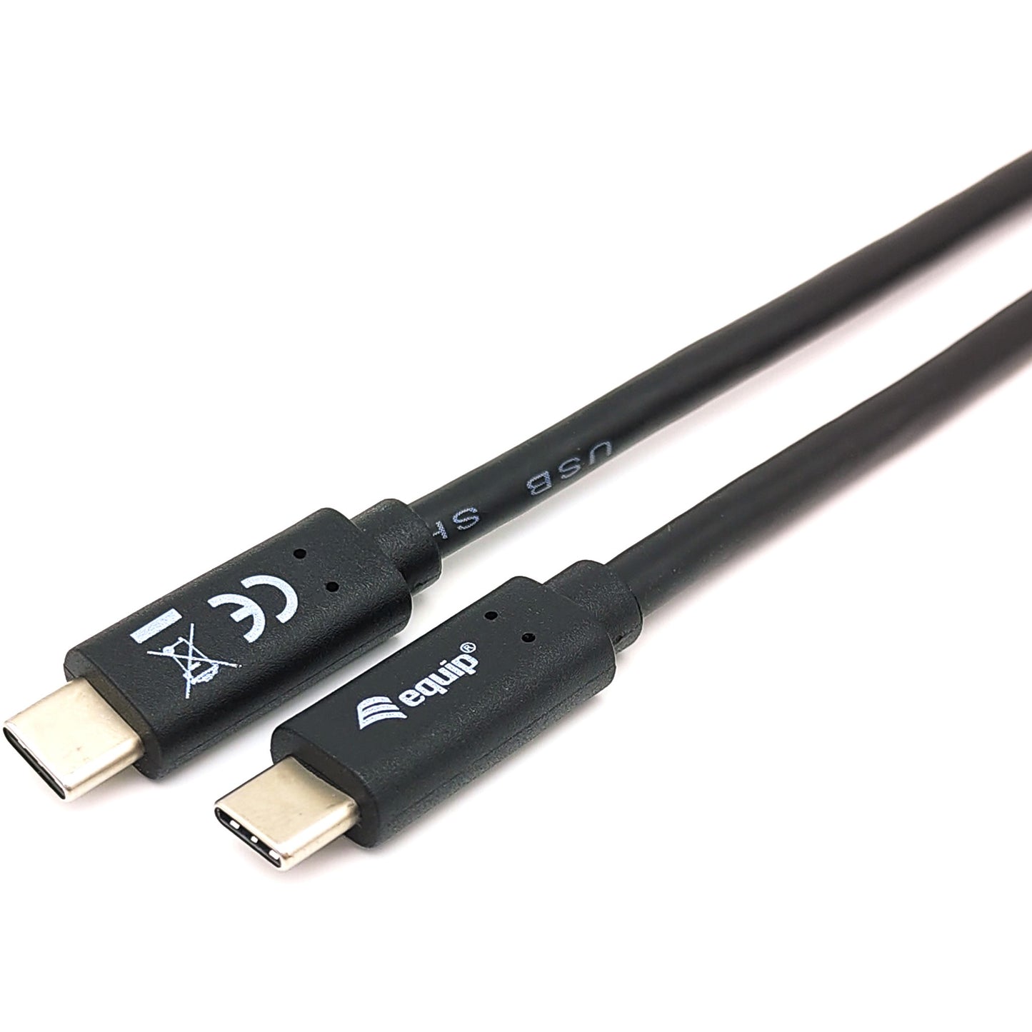 Equip Kabel USB-C 3.2 -> C St/St 1.00m 3A/20V sw