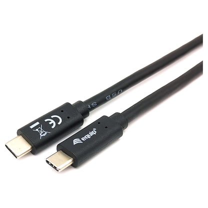 Equip Kabel USB-C 3.0 -> C St/St 2.00m 3A/20V sw