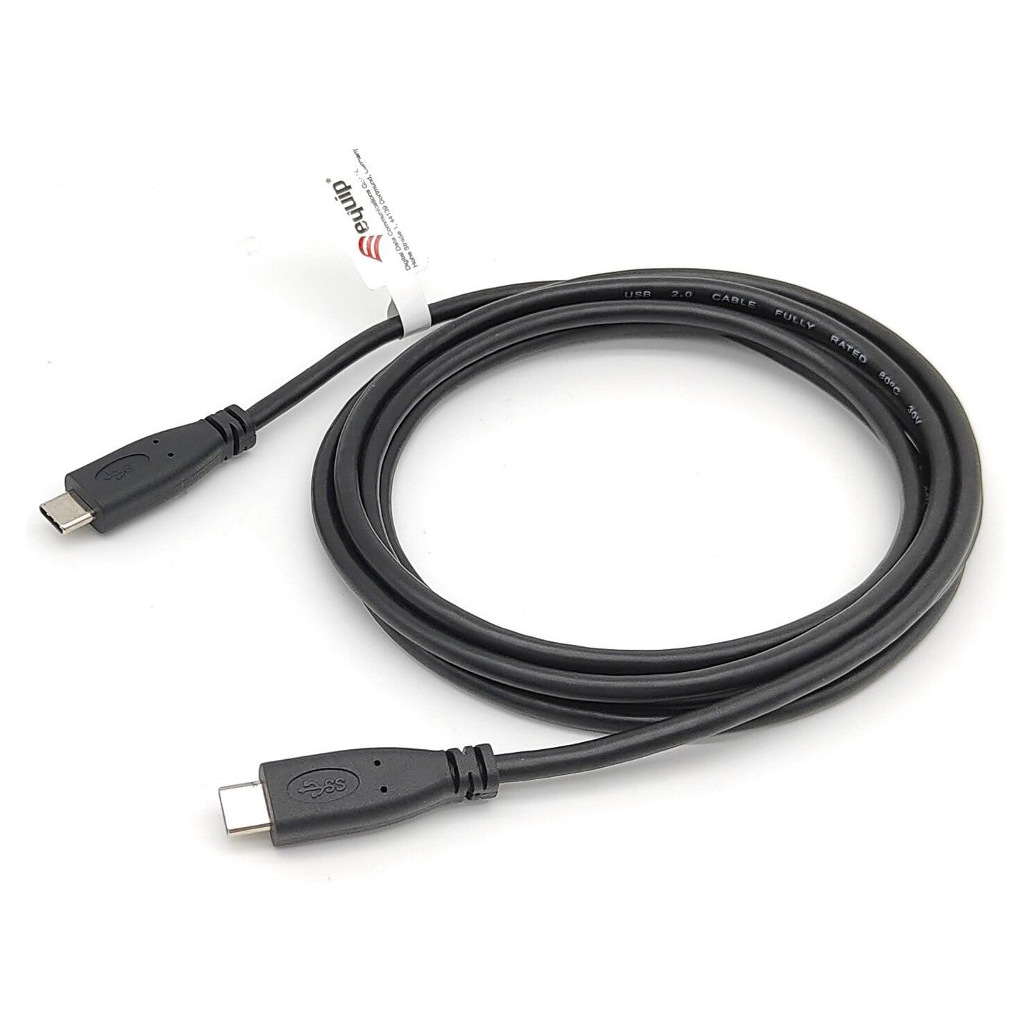 Equip Kabel USB-A 2.0 -> C St/St 3.00m 3A 480Mbps sw