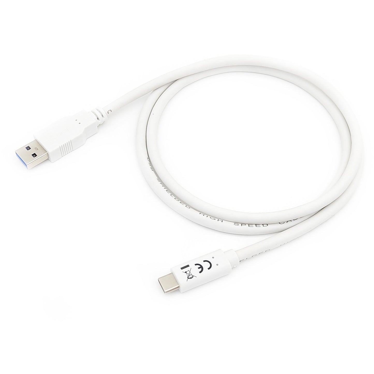 Equip Kabel USB-A 3.2 -> C St/St 2.00m 3A/20V ws
