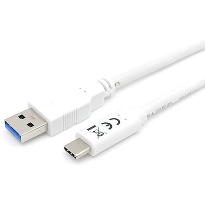 Equip Kabel USB-A 3.2 -> C St/St 2.00m 3A/20V ws
