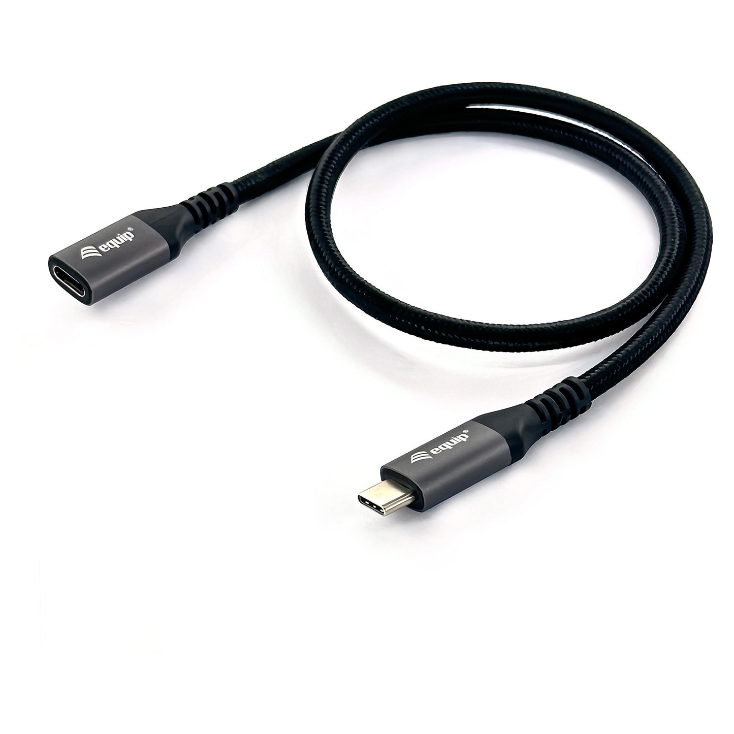 Equip Kabel USB-C 3.2 -> C Verl. St/Bu 0.50m 5A 4K/60Hz sw