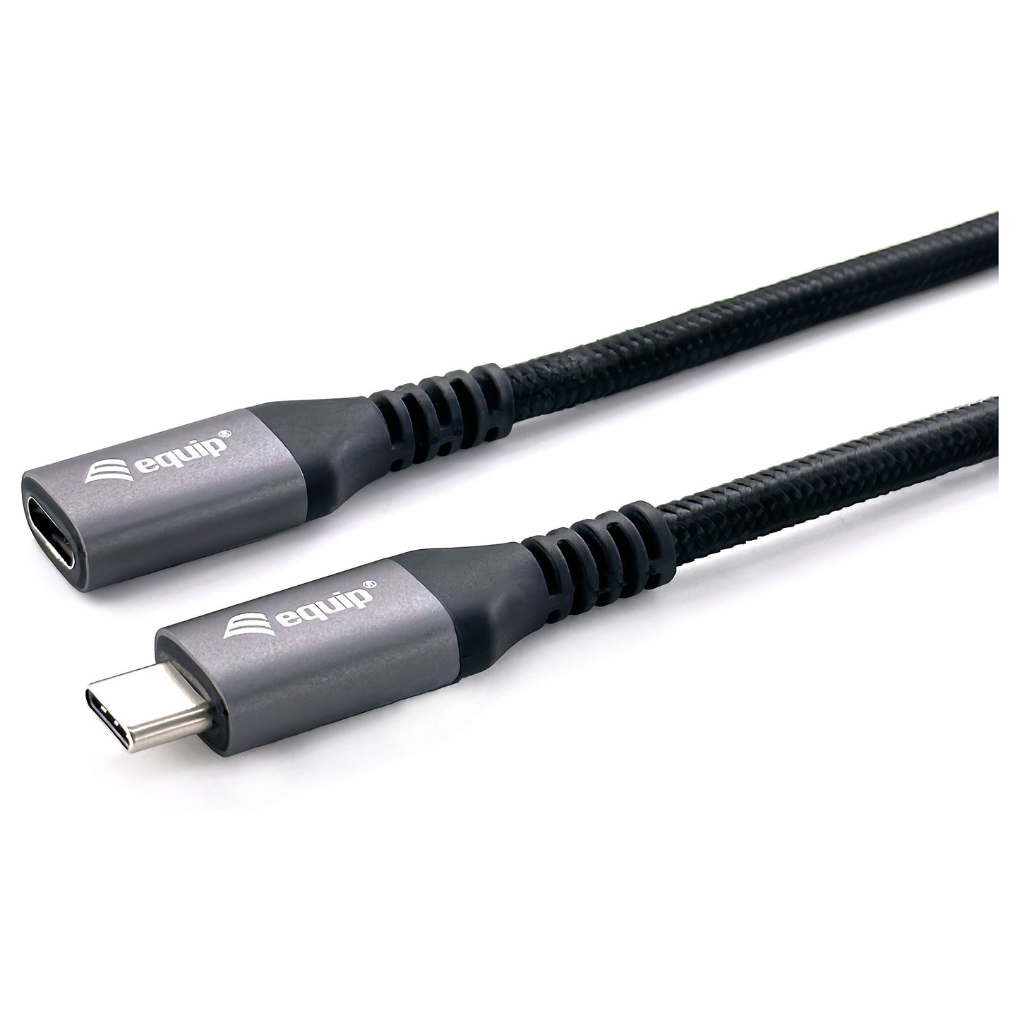 Equip Kabel USB-C 3.2 -> C Verl. St/Bu 1.00m 5A 4K/60Hz sw