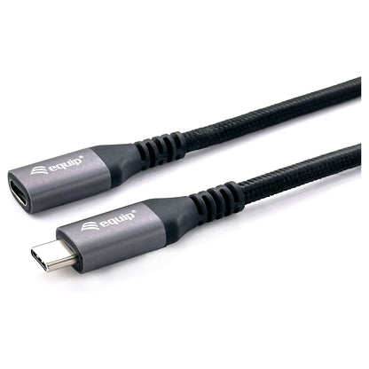 Equip Kabel USB-C 3.2 -> C Verl. St/Bu 1.00m 5A 4K/60Hz sw