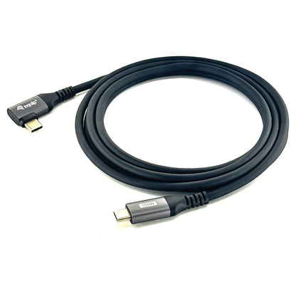 Equip Kabel USB-C 2.0 -> C wink. St/St 1.00m 5A 480Mbps sw