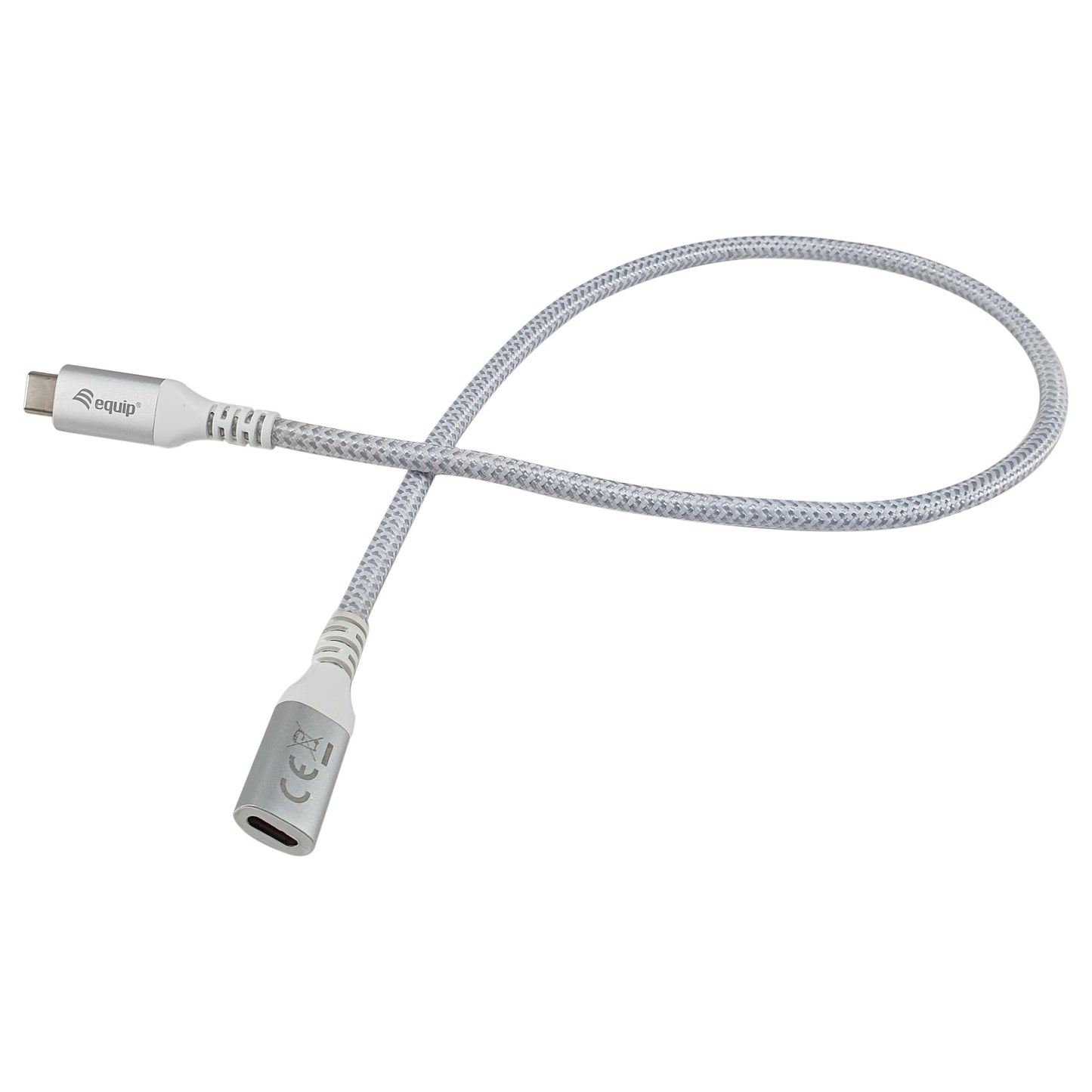 Equip Kabel USB-C 3.2 -> C Verl. St/Bu 1.00m 5A 4K/60Hz ws