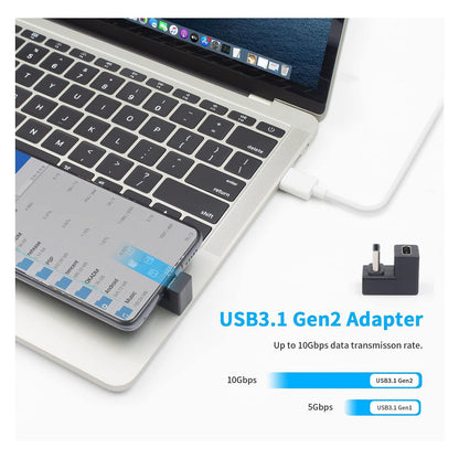 Equip Adapter USB-C -> USB-C 10Gbps. 100W PD. 2er-Pack sw