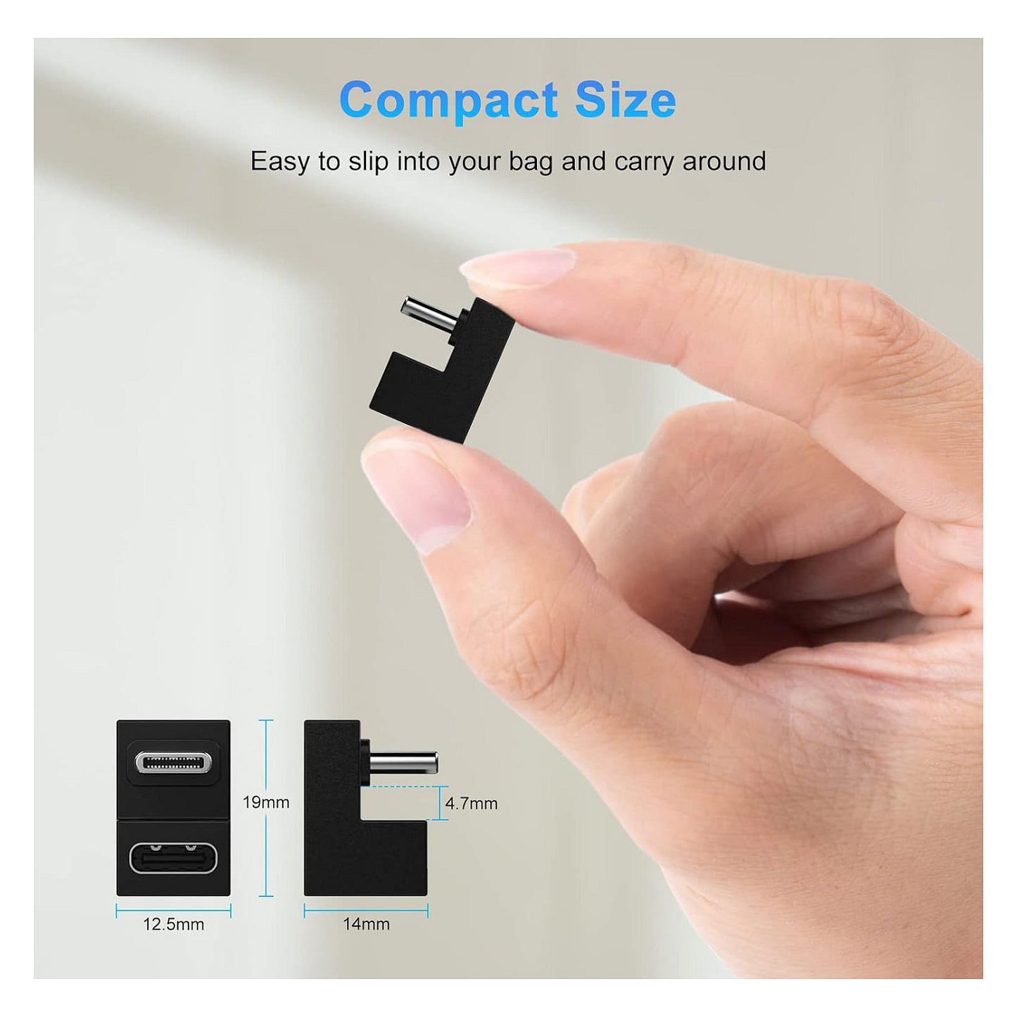 Equip Adapter USB-C -> USB-C 10Gbps. 100W PD. 2er-Pack sw