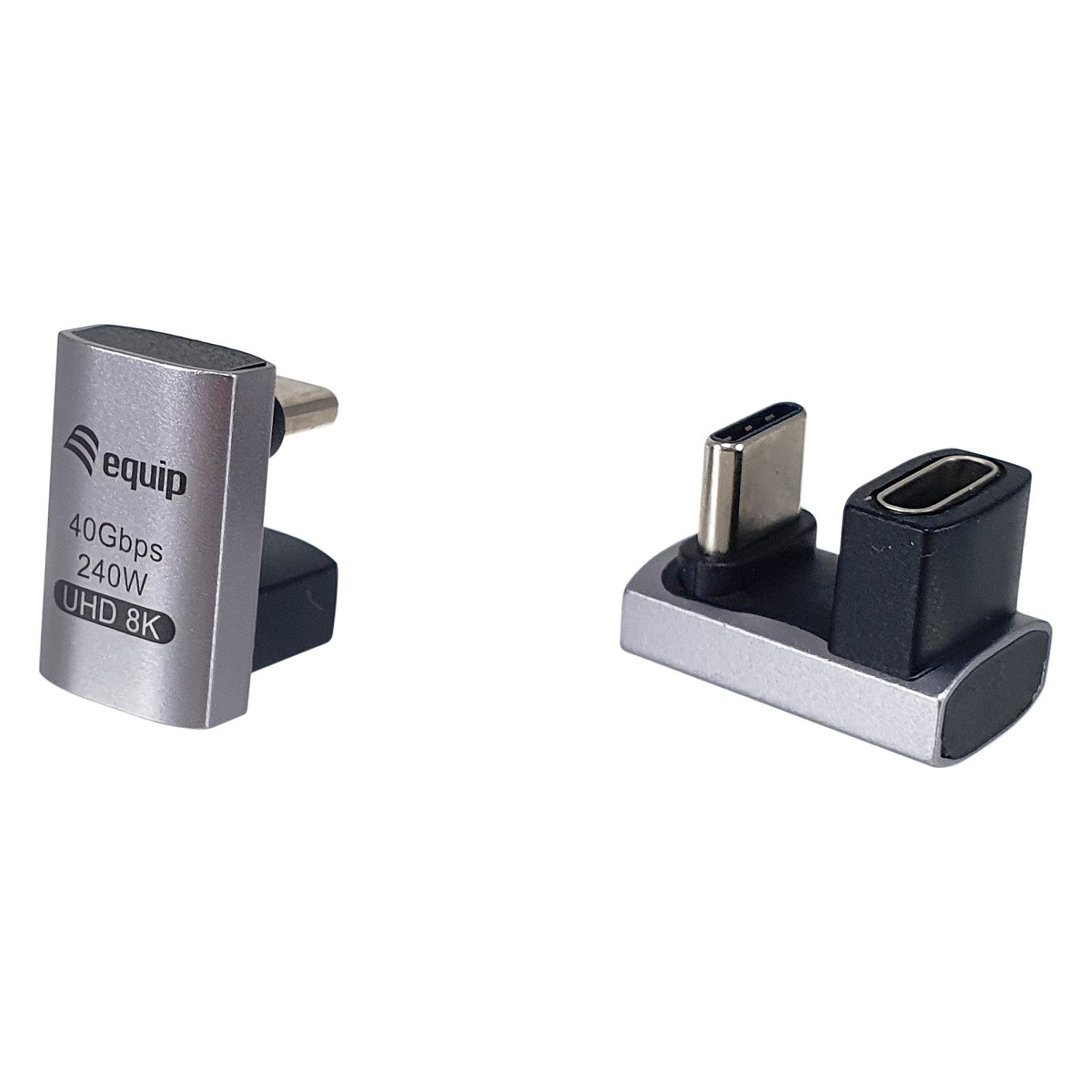 Equip Adapter USB 4.0 -> USB-C 40Gbps. 240W PD. 2er-Pack gr