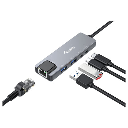 Equip Adapter USB-C -> RJ45 10/100/1000/2500 Mbps + USB 3.2