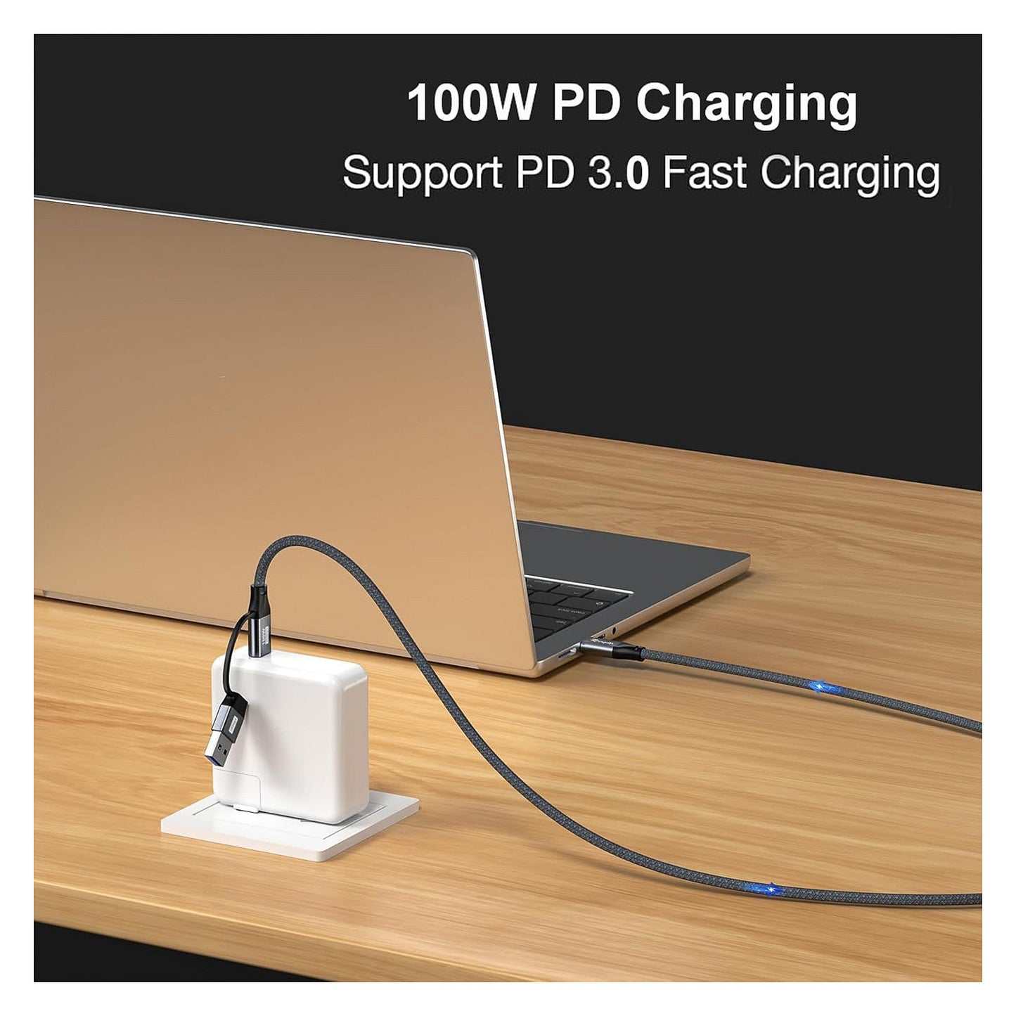 Equip Kabel USB-C 3.2 -> C/A St/St 1.00m 20Gbps schwarz