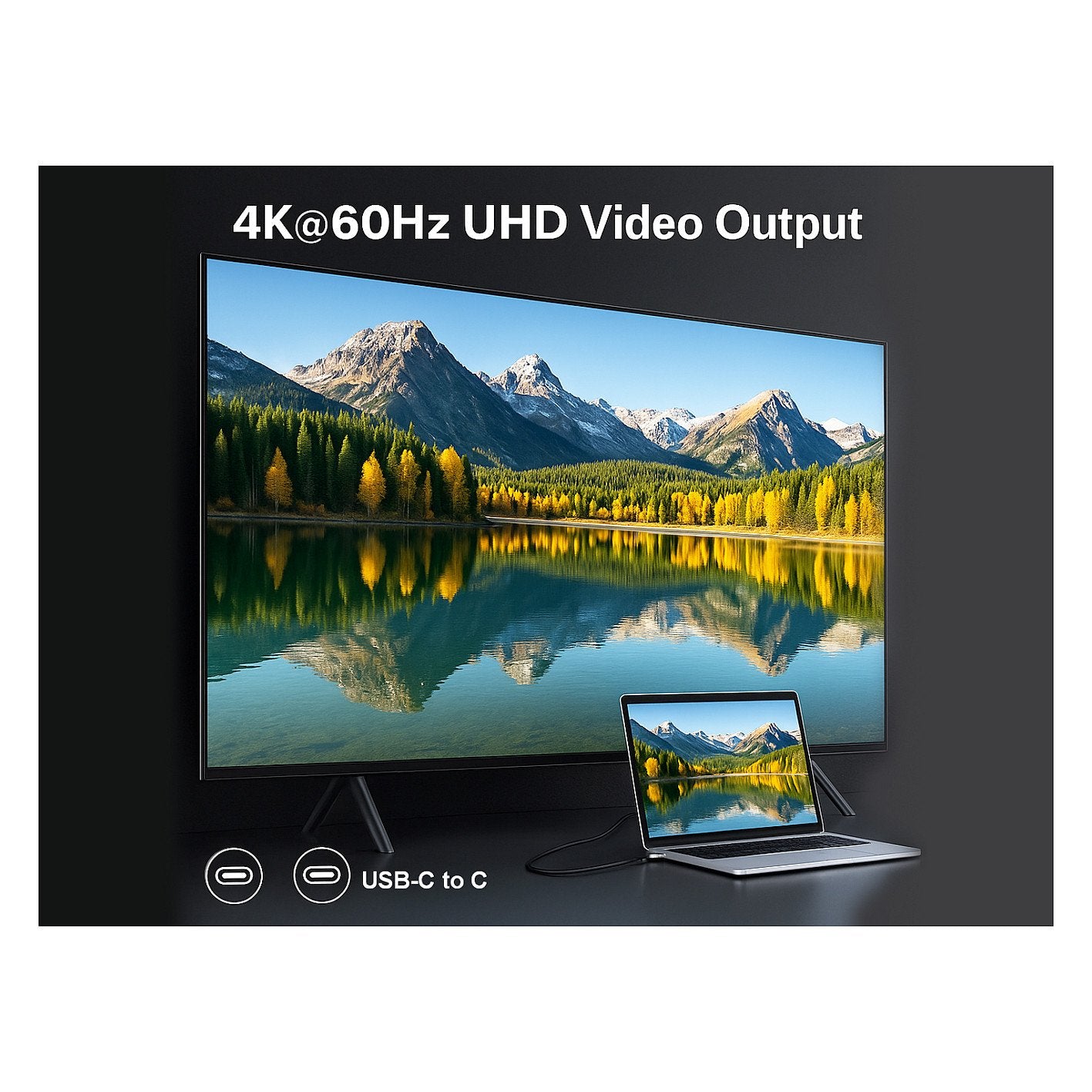 Equip Kabel USB-C 3.2 -> C/A St/St 1.00m 20Gbps schwarz