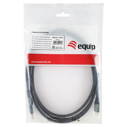 Equip Kabel USB-C 3.2 -> C/A St/St 2.00m 20Gbps schwarz