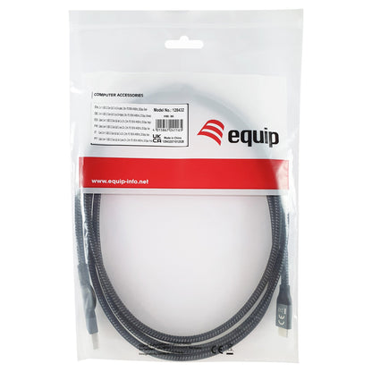 Equip Kabel USB-C 3.2 -> C/A St/St 2.00m 20Gbps schwarz