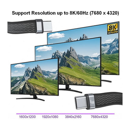 Equip Kabel USB 4 Gen.3 -> USB-C St/St 0.13m 80Gbps sw