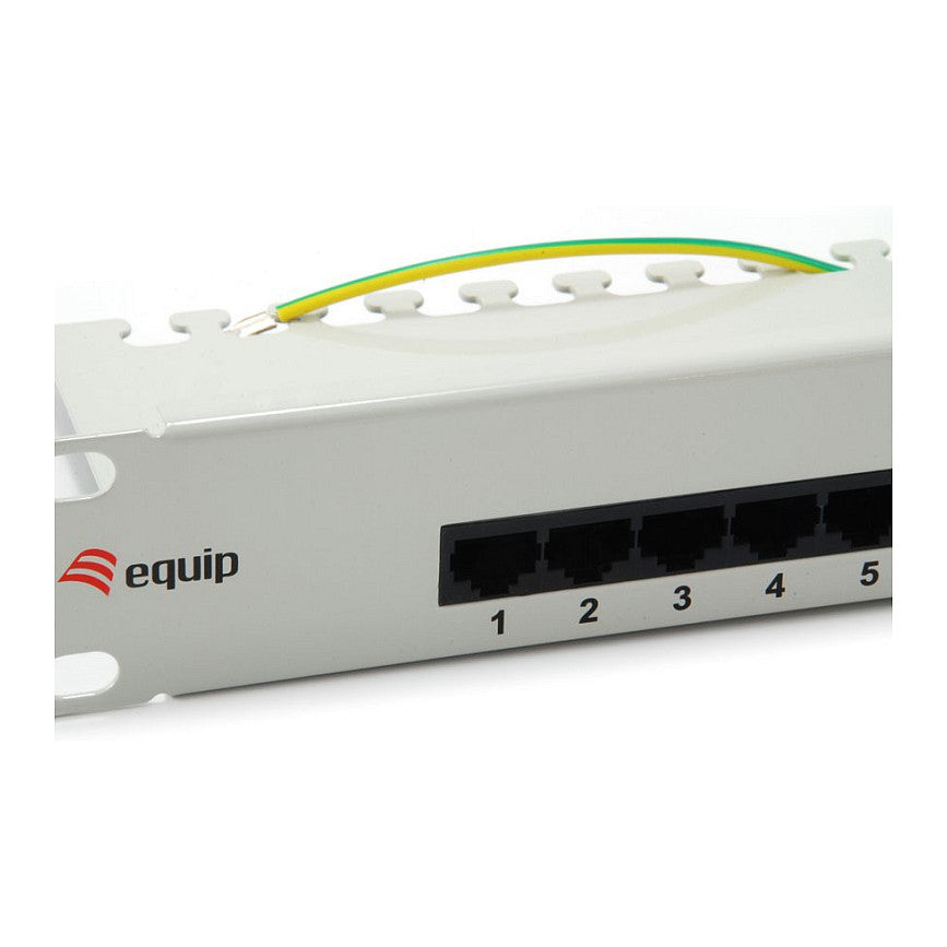 Equip Patchpanel 25x RJ45 Cat3 19" UTP 1HE ISDN hellgrau
