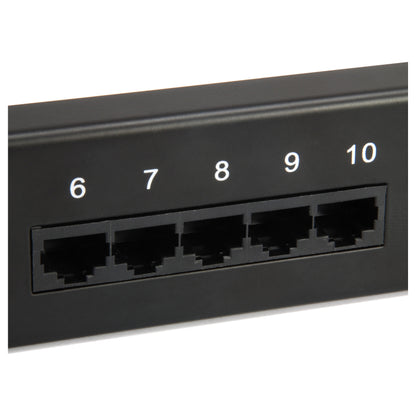 Equip Patchpanel 25x RJ45 Cat3 19" UTP 1HE ISDN schwarz