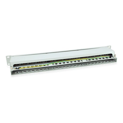 Equip Patchpanel 48x RJ45 Cat6 19" FTP 1HE ISO/IEC hellgrau