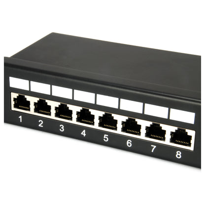 Equip Patchpanel 24x RJ45 Cat5e 19" FTP 1HE schwarz