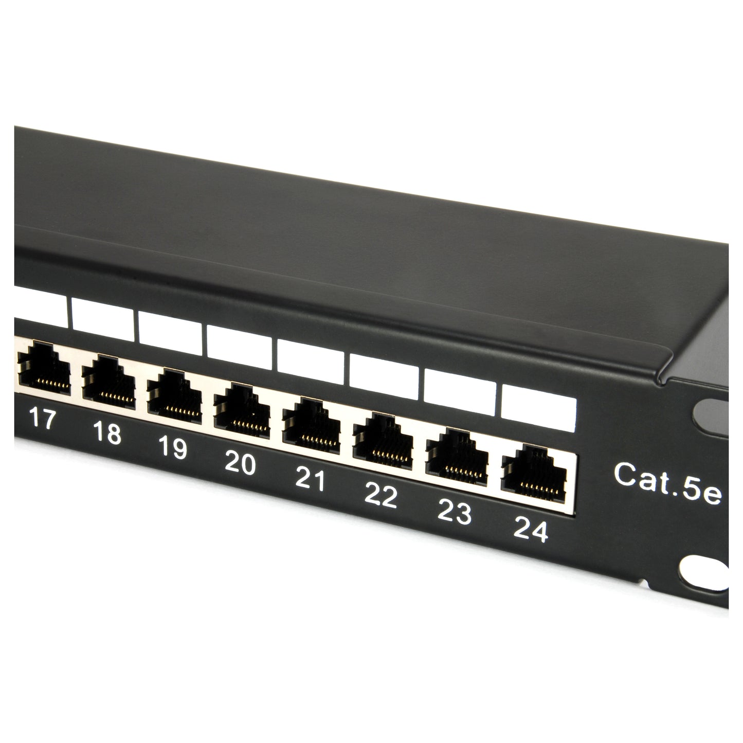 Equip Patchpanel 24x RJ45 Cat5e 19" FTP 1HE schwarz