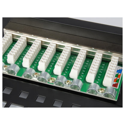 Equip Patchpanel 24x RJ45 Cat5e 19" FTP 1HE schwarz