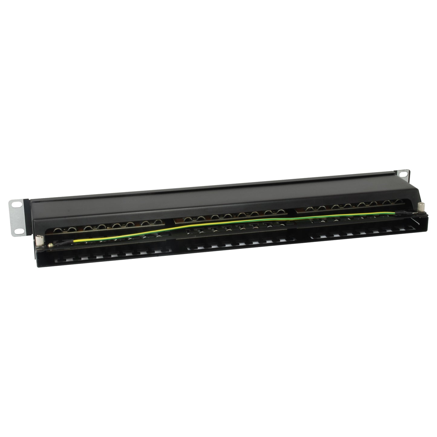 Equip Patchpanel 48x RJ45 Cat6 19" FTP 1HE ISO/IEC schwarz