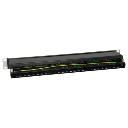 Equip Patchpanel 48x RJ45 Cat6 19" FTP 1HE ISO/IEC schwarz