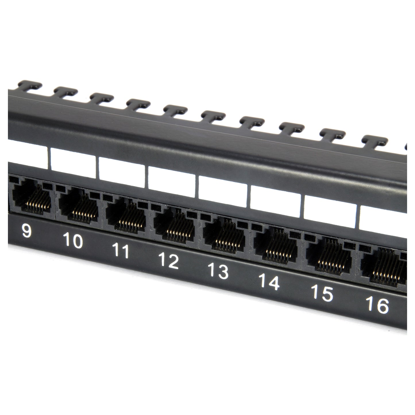 Equip Patchpanel 24x Cat6 19" UTP 1HE Keystone Montage sw