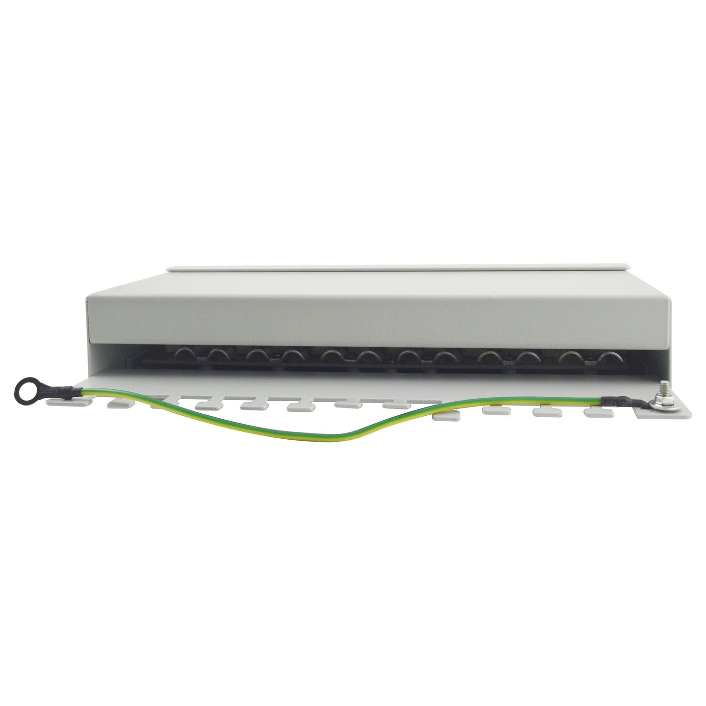 Equip Patchpanel 12x RJ45 Cat6 FTP Desktop ISO/IEC hellgrau