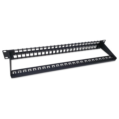 Equip Patchpanel 48x Cat6 19" UTP 1HE Keystone Montage sw