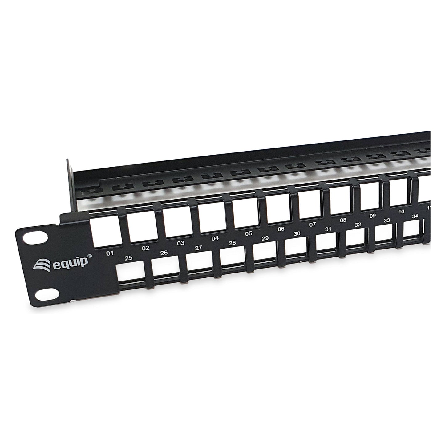 Equip Patchpanel 48x Cat6 19" UTP 1HE Keystone Montage sw