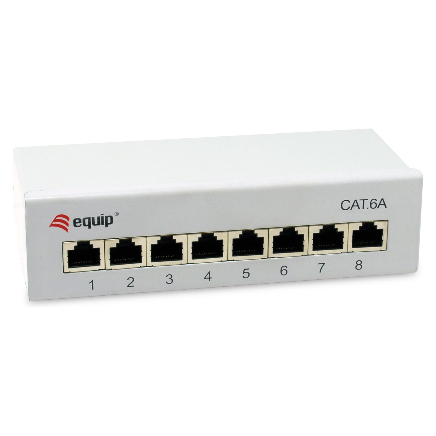 Equip Patchpanel 8x RJ45 Cat6A FTP 1HE Keystone Montage gr