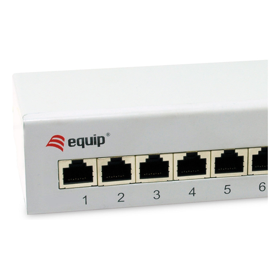 Equip Patchpanel 8x RJ45 Cat6A FTP 1HE Keystone Montage gr