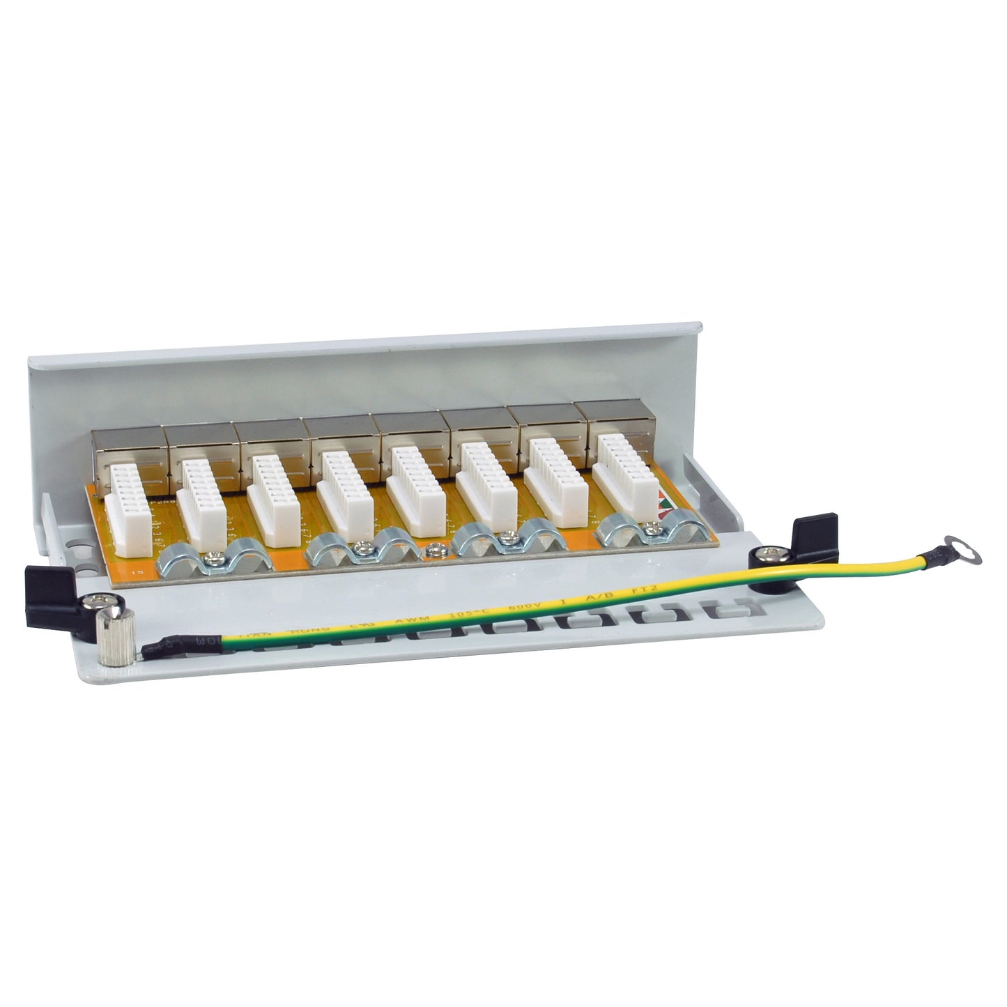 Equip Patchpanel 8x RJ45 Cat6A FTP 1HE Keystone Montage gr