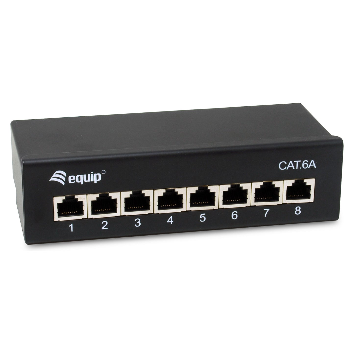 Equip Patchpanel 8x RJ45 Cat6A FTP 1HE Premium schwarz