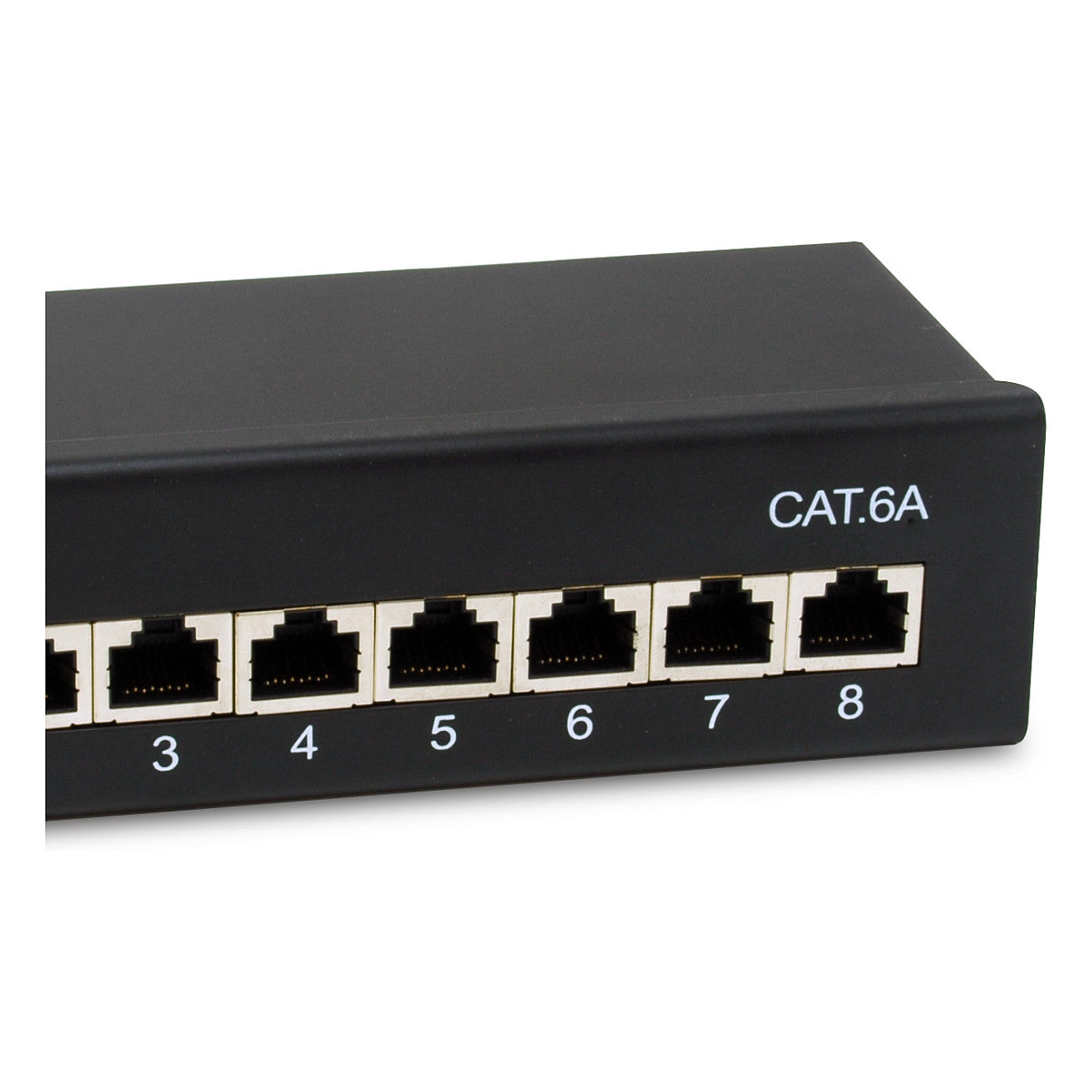 Equip Patchpanel 8x RJ45 Cat6A FTP 1HE Premium schwarz