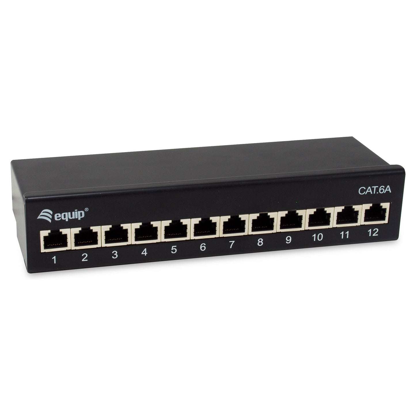 Equip Patchpanel 12x RJ45 Cat6A FTP 1HE Premium schwarz