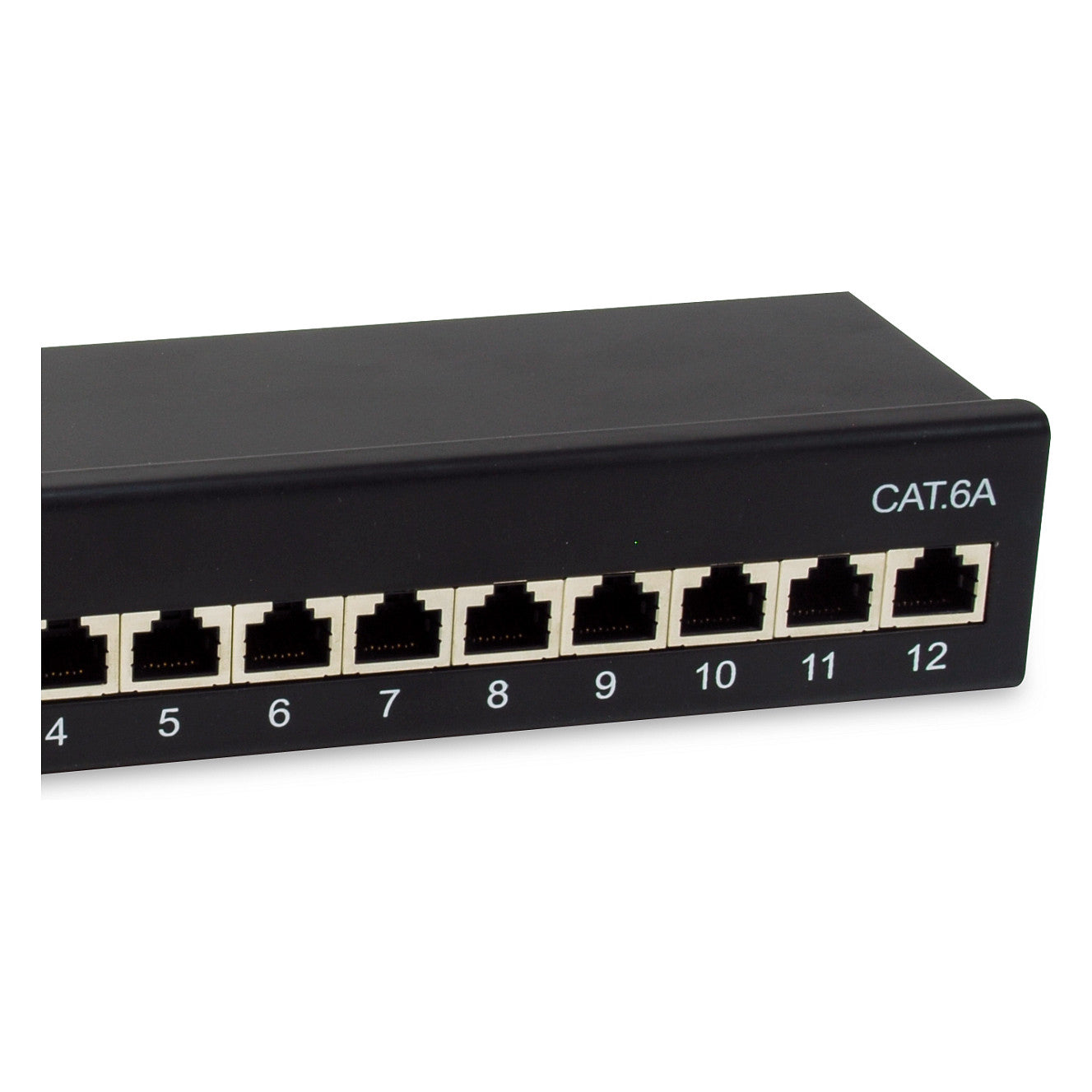 Equip Patchpanel 12x RJ45 Cat6A FTP 1HE Premium schwarz