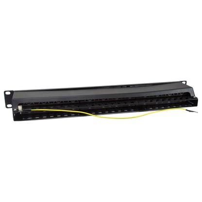 Equip Patchpanel 48x RJ45 Cat6A 19" FTP 1HE Premium schwarz