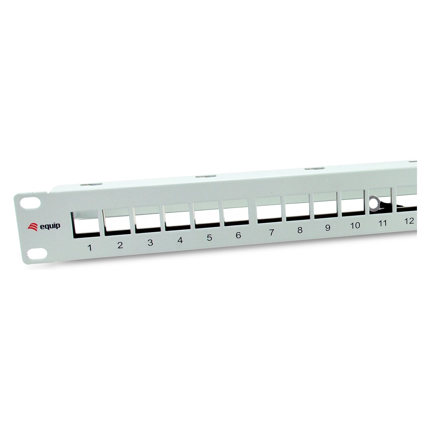 Equip Patchpanel 24x Cat6A 19" FTP 1HE Keystone Montage ws