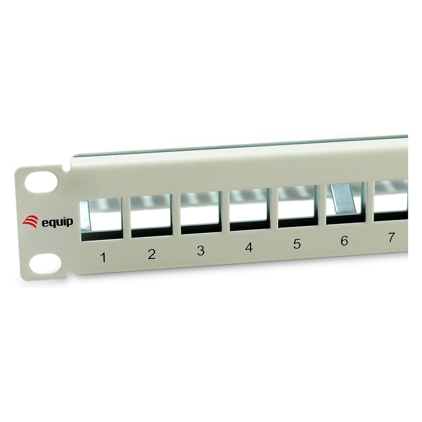 Equip Patchpanel 12x Cat6A 10" FTP 1HE Keystone Montage ws