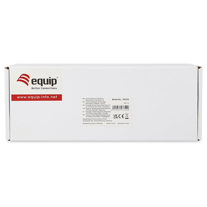 Equip Patchpanel 12x Cat6A 10" FTP 1HE Keystone Montage ws