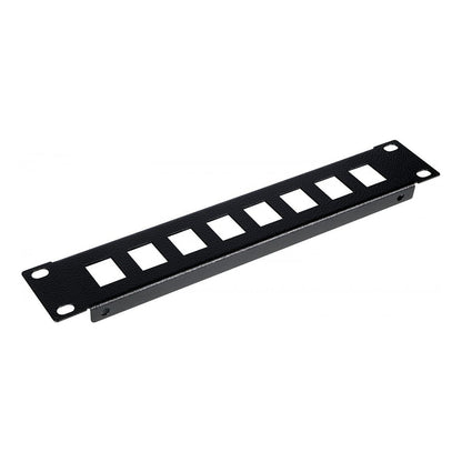Equip Patchpanel 10" mit Keystone Montage 1U. schwarz